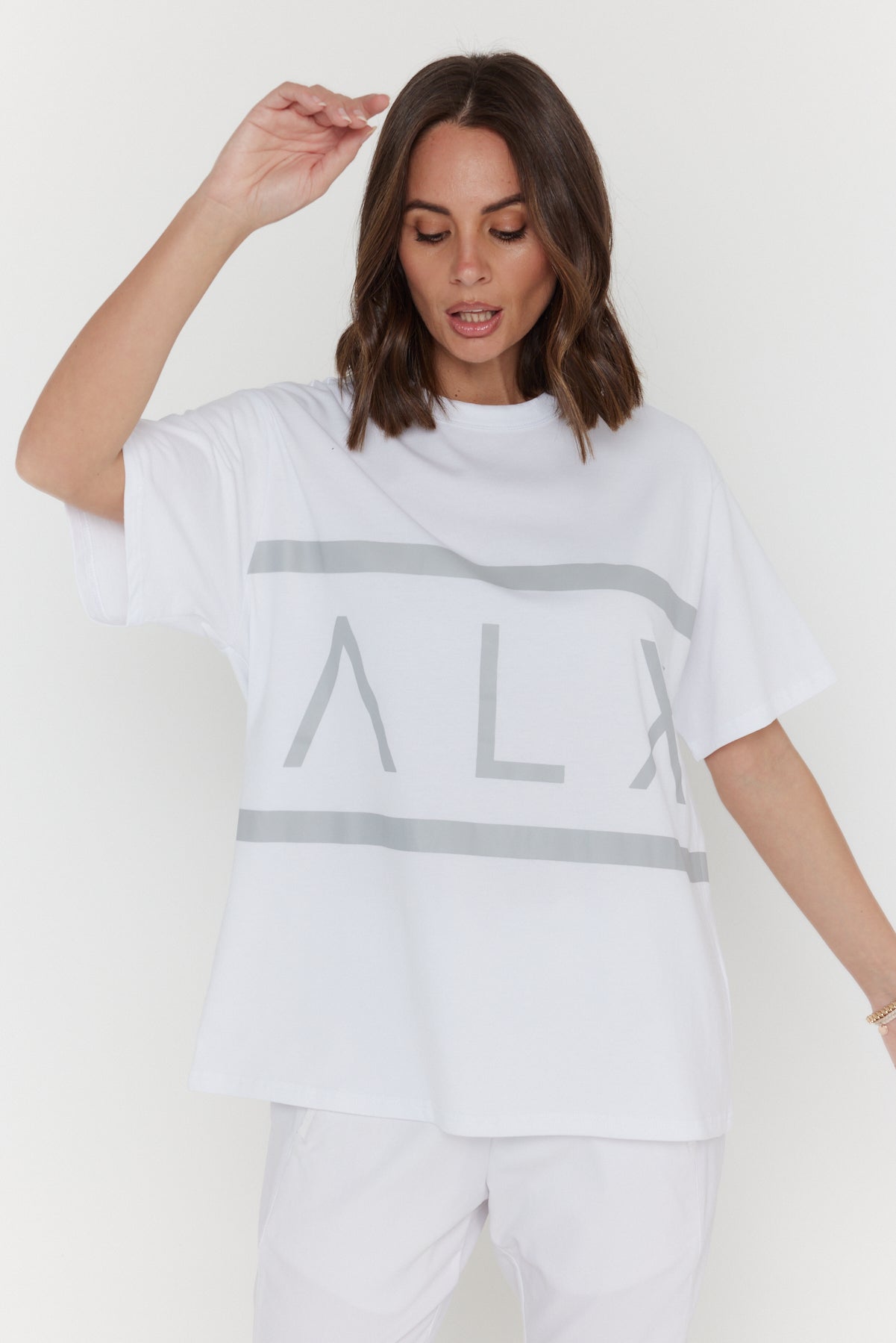 VEGAS T-Shirt White/Grey