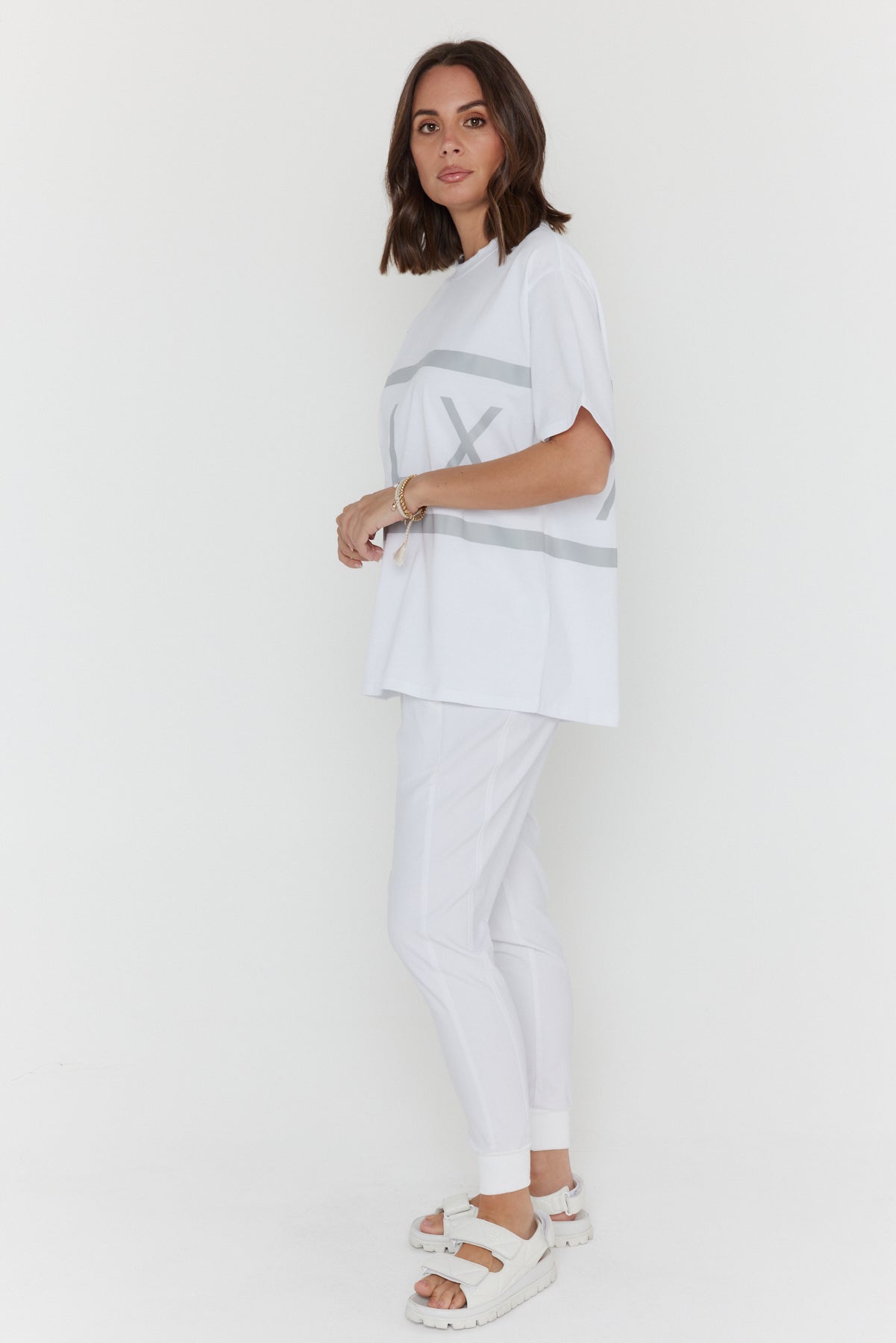 VEGAS T-Shirt White/Grey