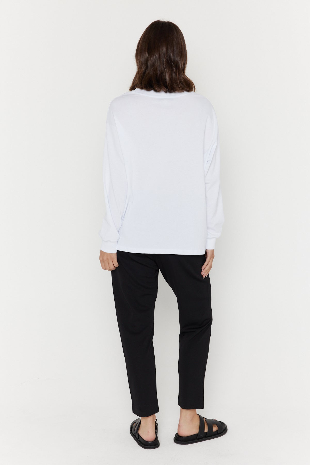 JOSSY Long Sleeve Top White