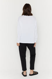 JOSSY Long Sleeve Top White