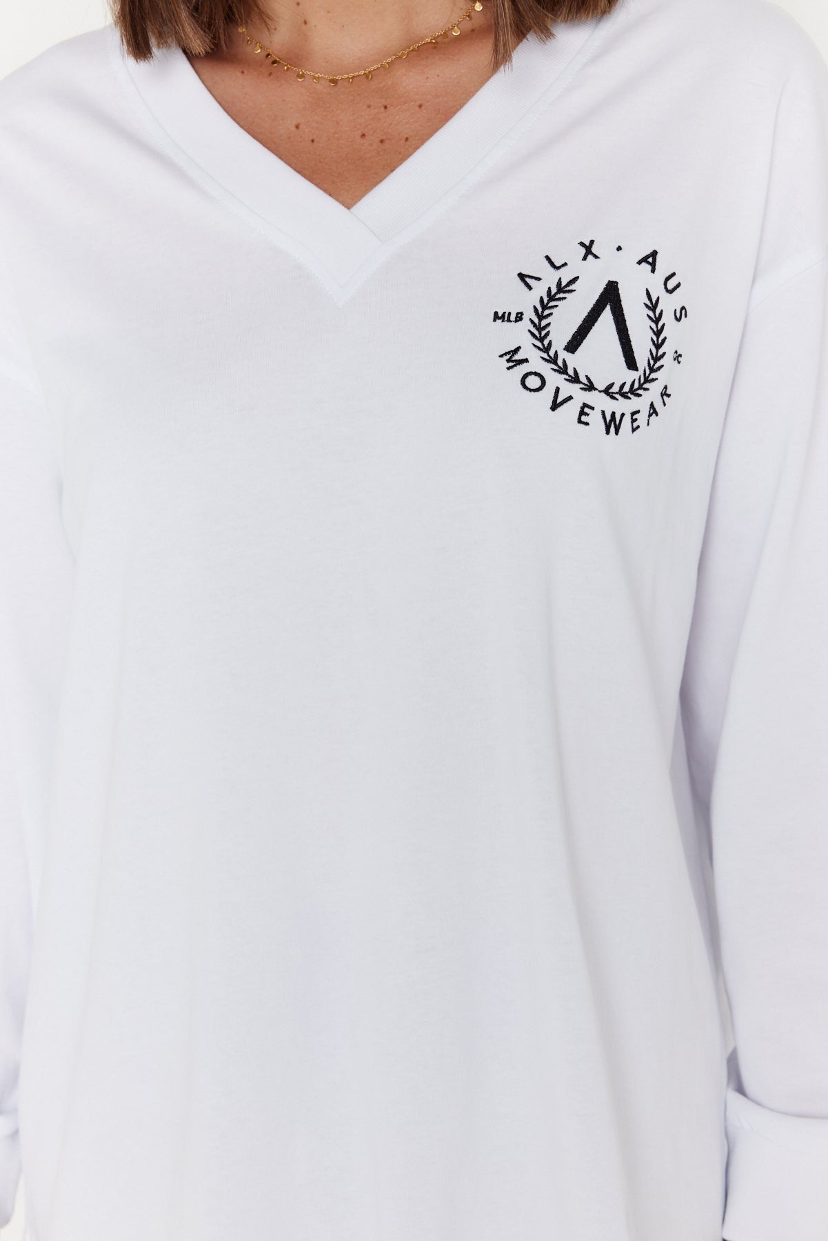 JOSSY Long Sleeve Top White