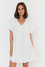 ISAAC Dress White