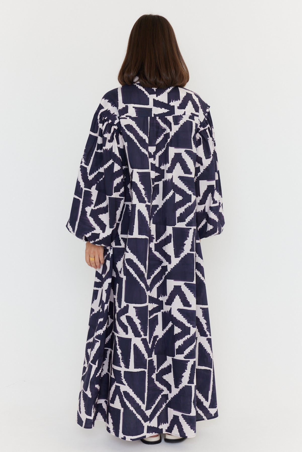 JACK Dress Navy Geo Print
