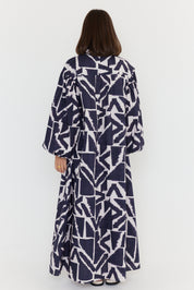 JACK Dress Navy Geo Print