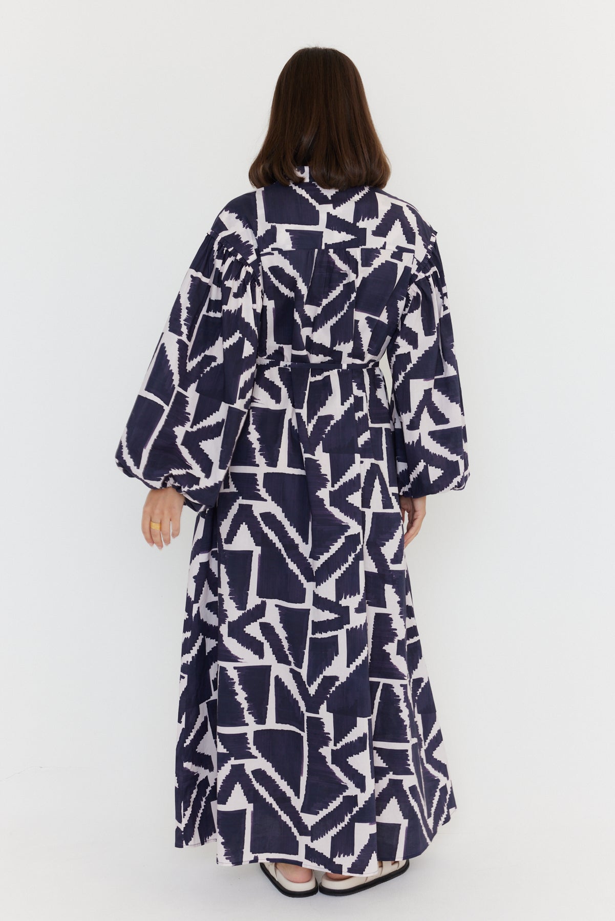 JACK Dress Navy Geo Print