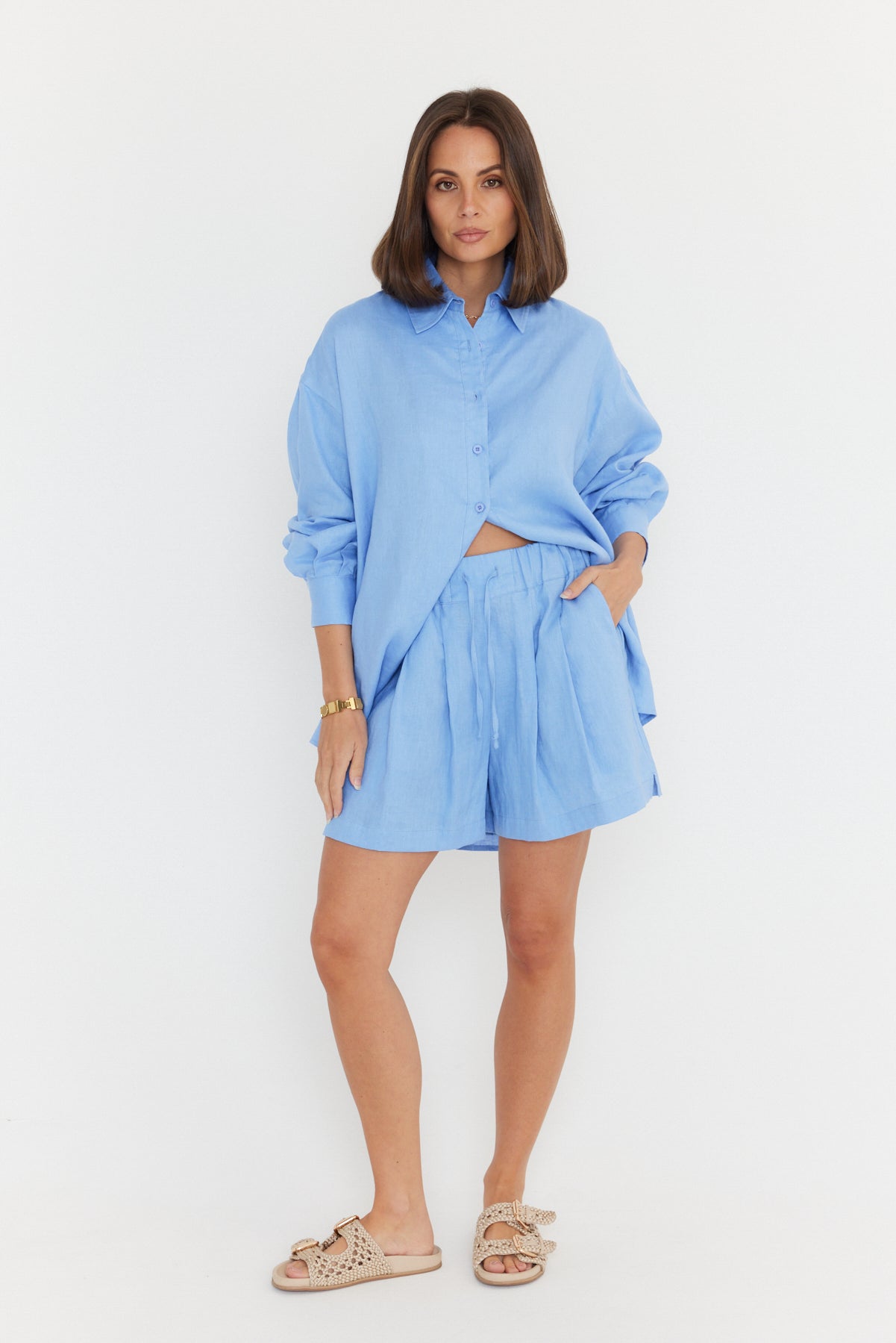RAZ Shorts Cornflour Blue