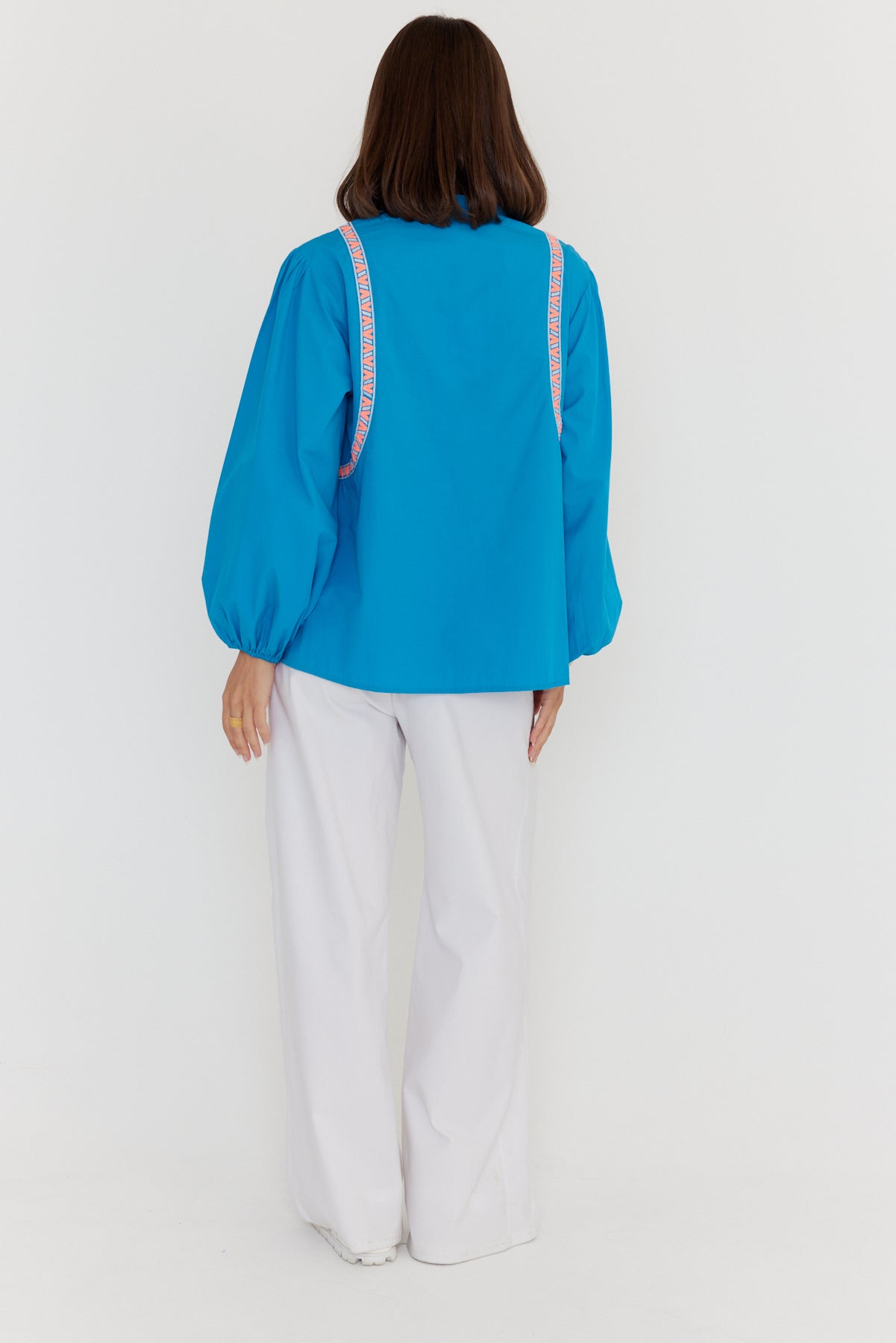 SILAS Blouse Blue Teal