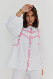 SILAS Blouse White