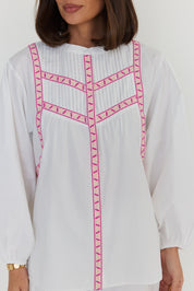 SILAS Blouse White