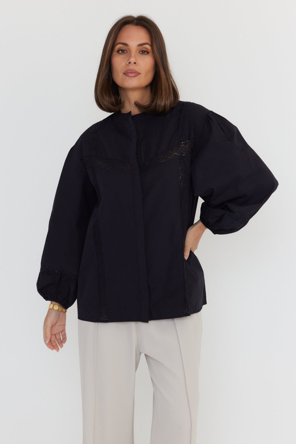 EVERETT Blouse Black