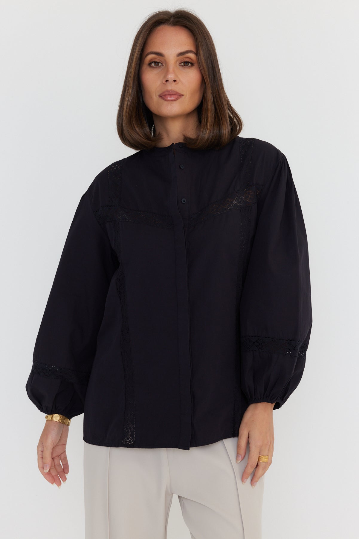 EVERETT Blouse Black