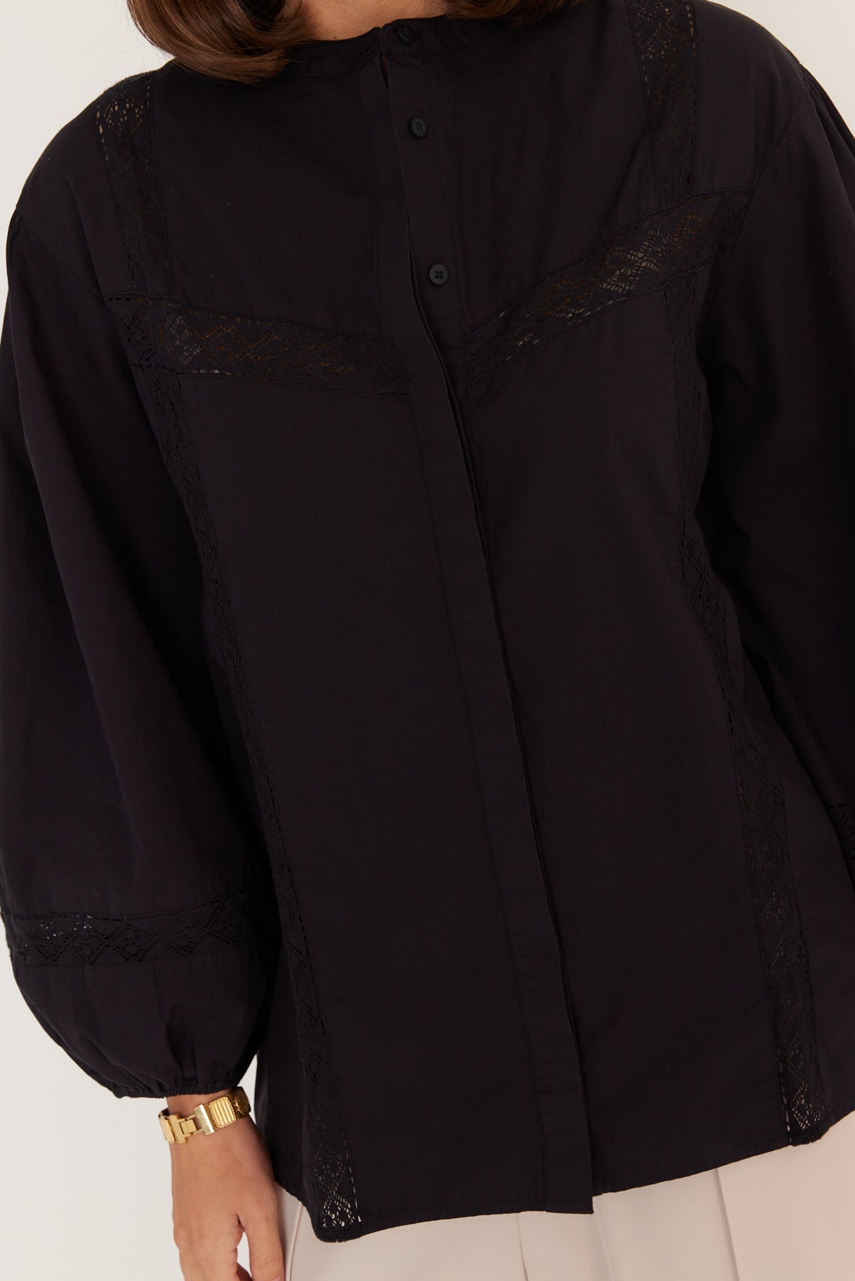 EVERETT Blouse Black