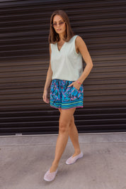 SIMBA V-Neck Seafoam