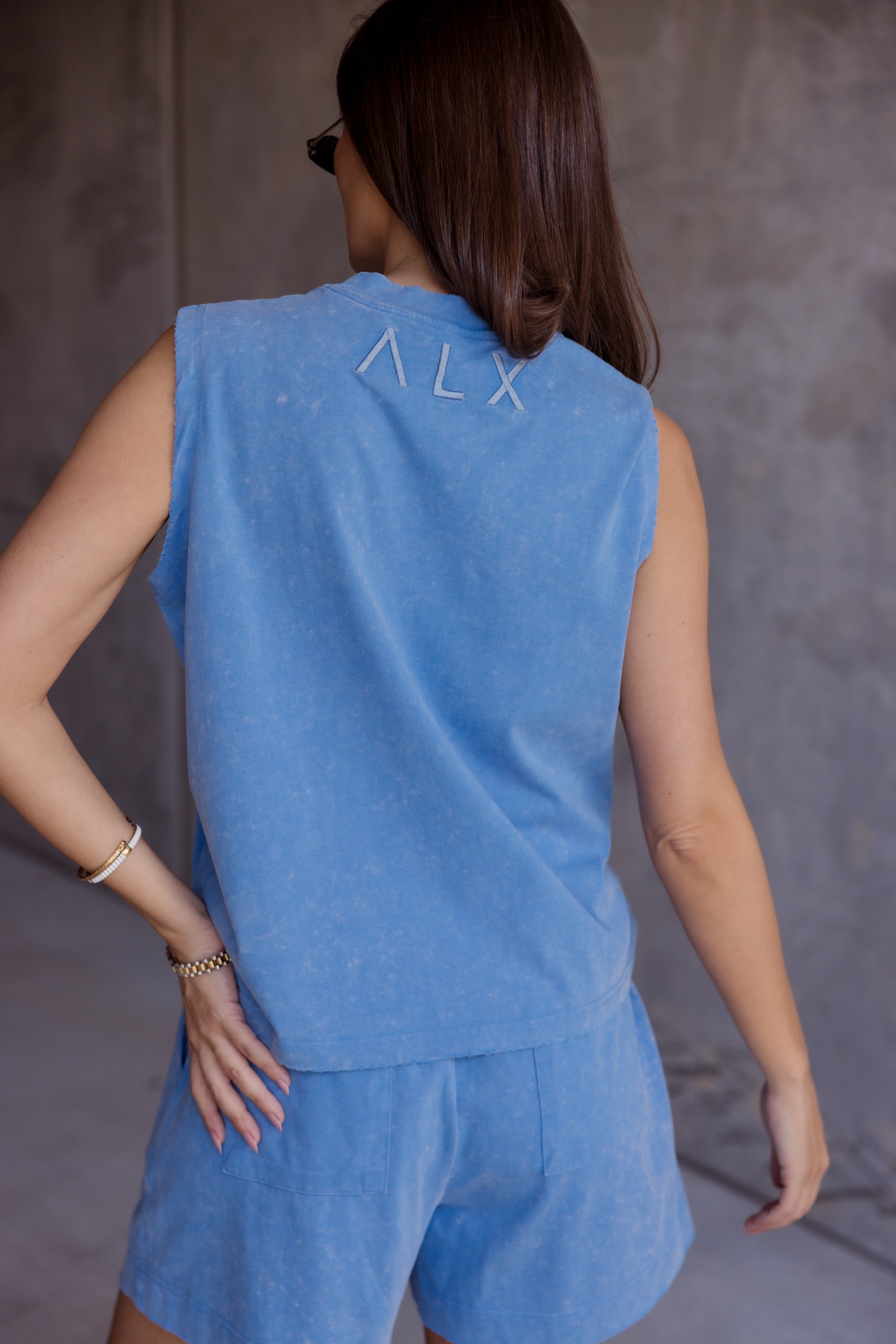 PAXAM Tank Acid Washed Blue