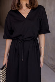 NIX Midi Dress Black