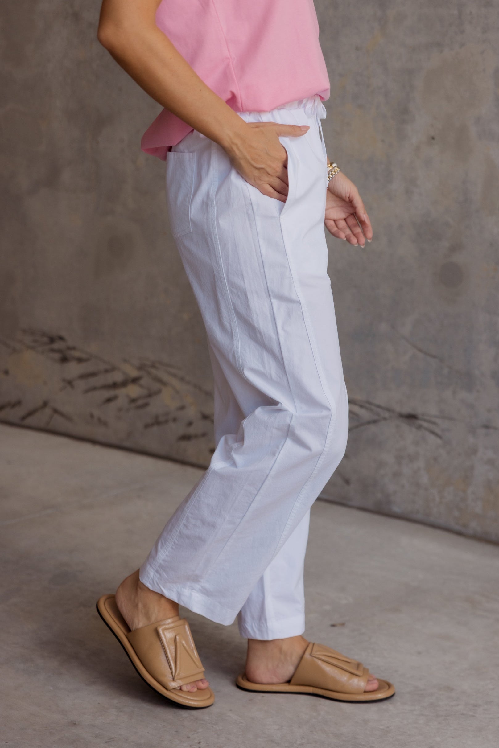 OCTUS Pants White