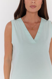 SIMBA V-Neck Seafoam