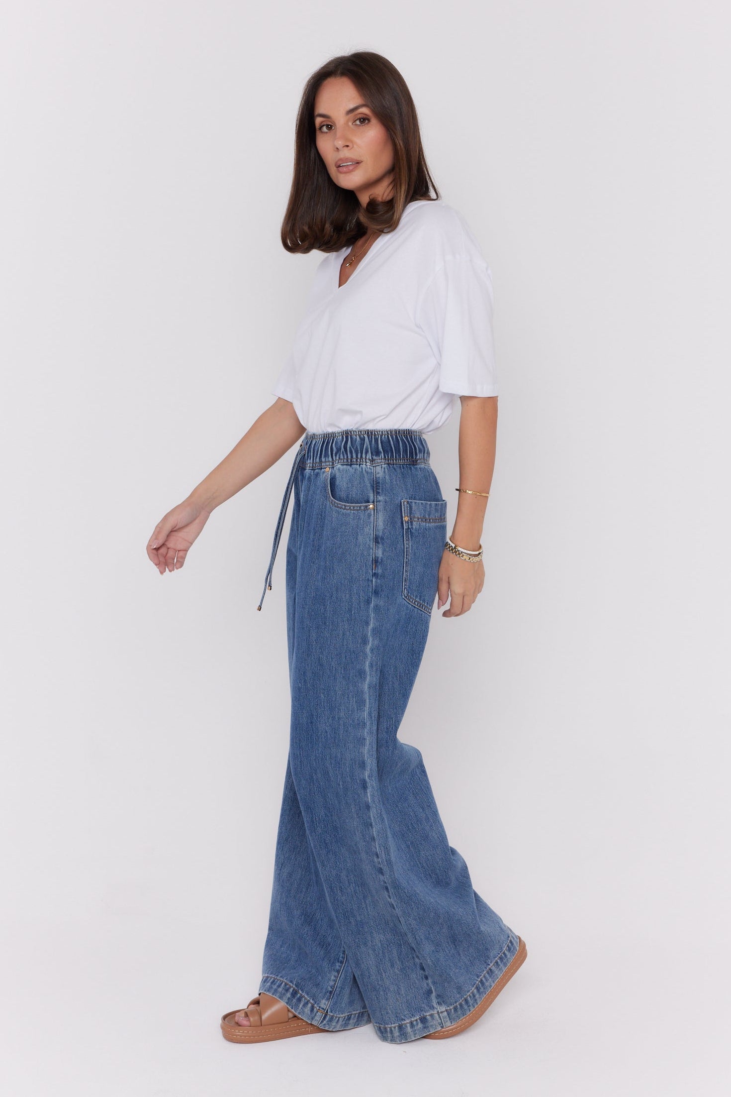 CASEY Jeans Mid Blue Wash Denim