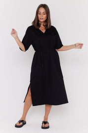 NIX Midi Dress Black