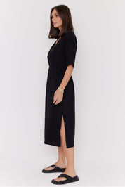 NIX Midi Dress Black