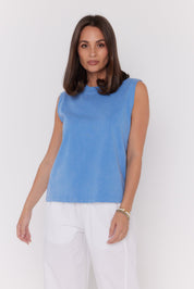 PAXAM Tank Acid Washed Blue