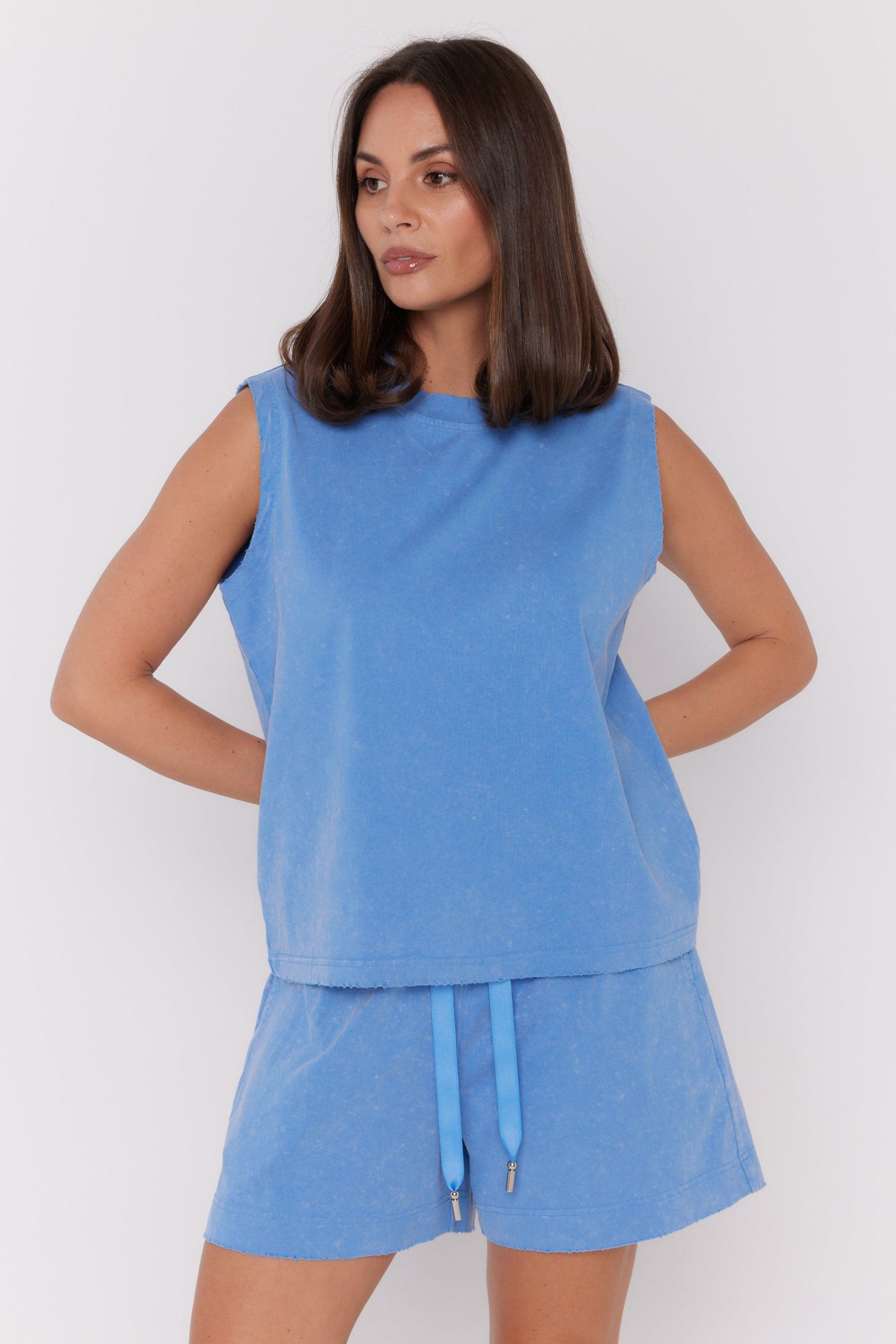 PAXAM Tank Acid Washed Blue