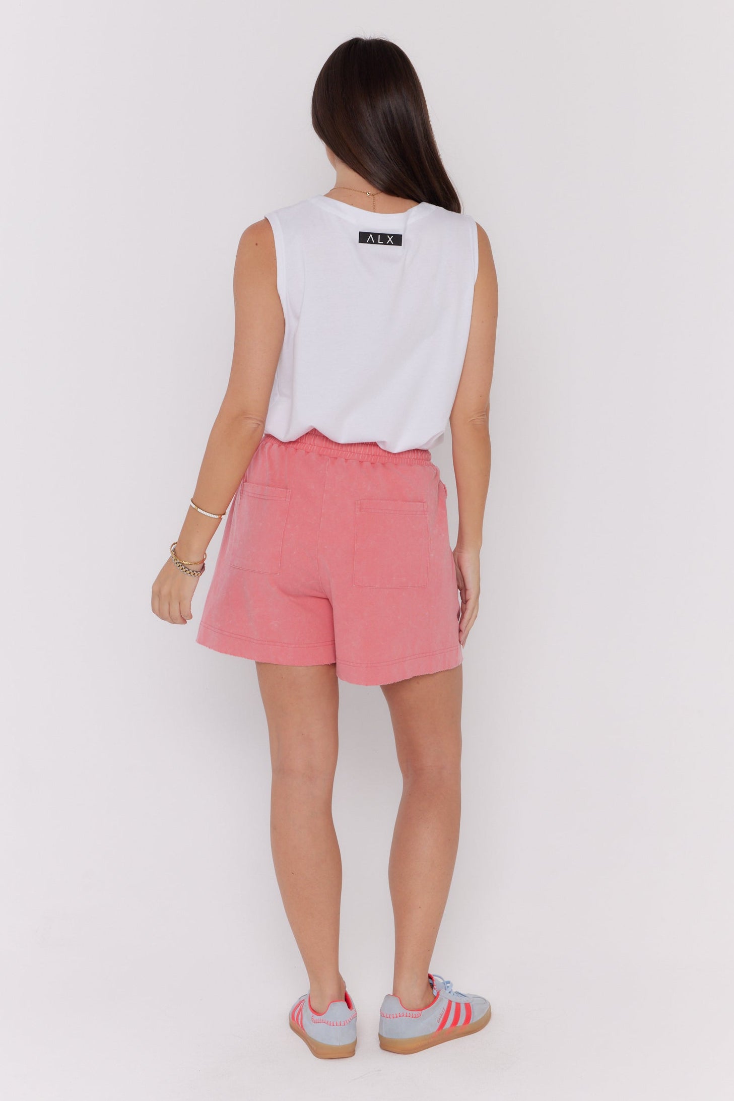 HIXA Shorts Acid Washed Coral