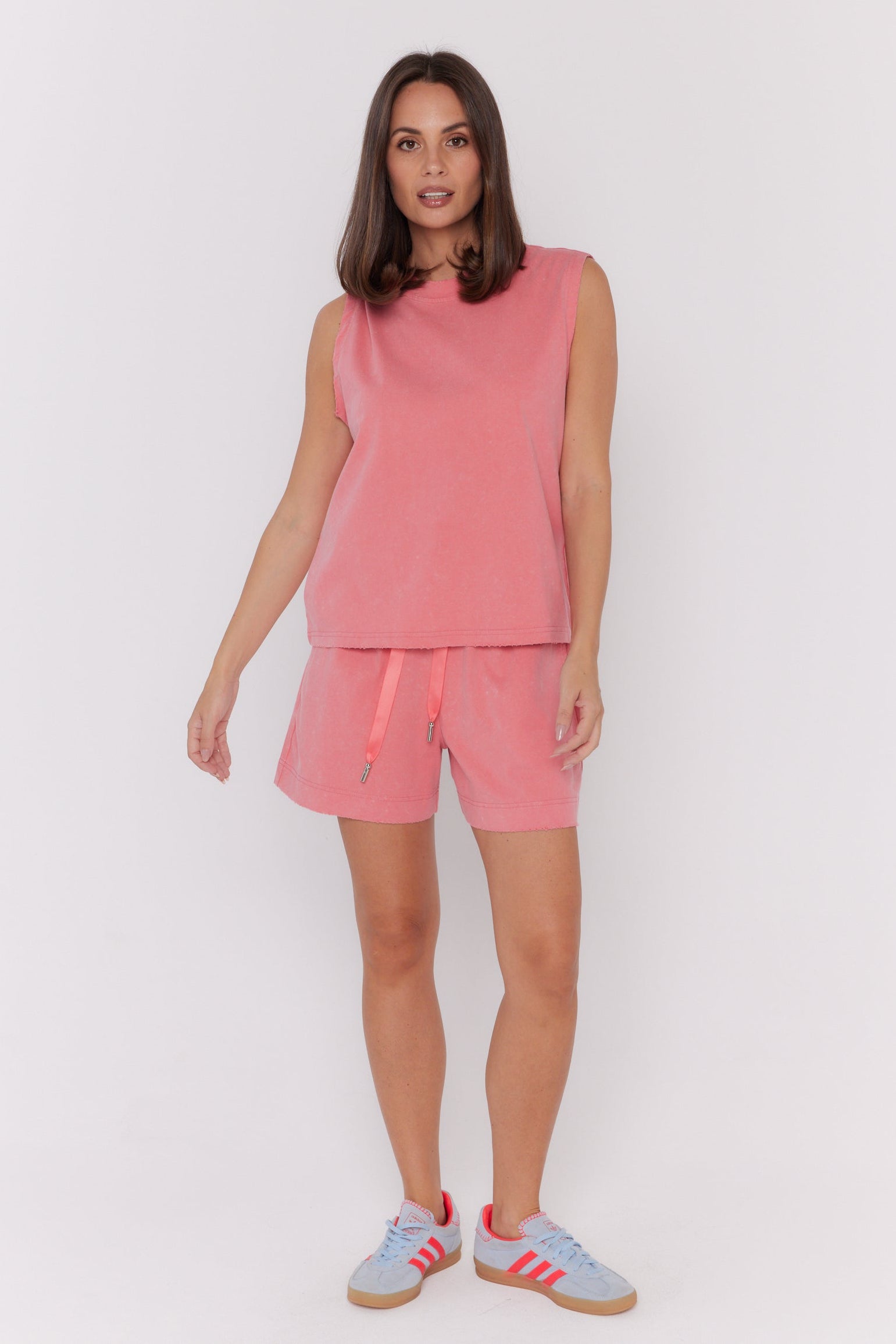 HIXA Shorts Acid Washed Coral