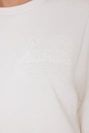 EMBY Long Sleeve Top White