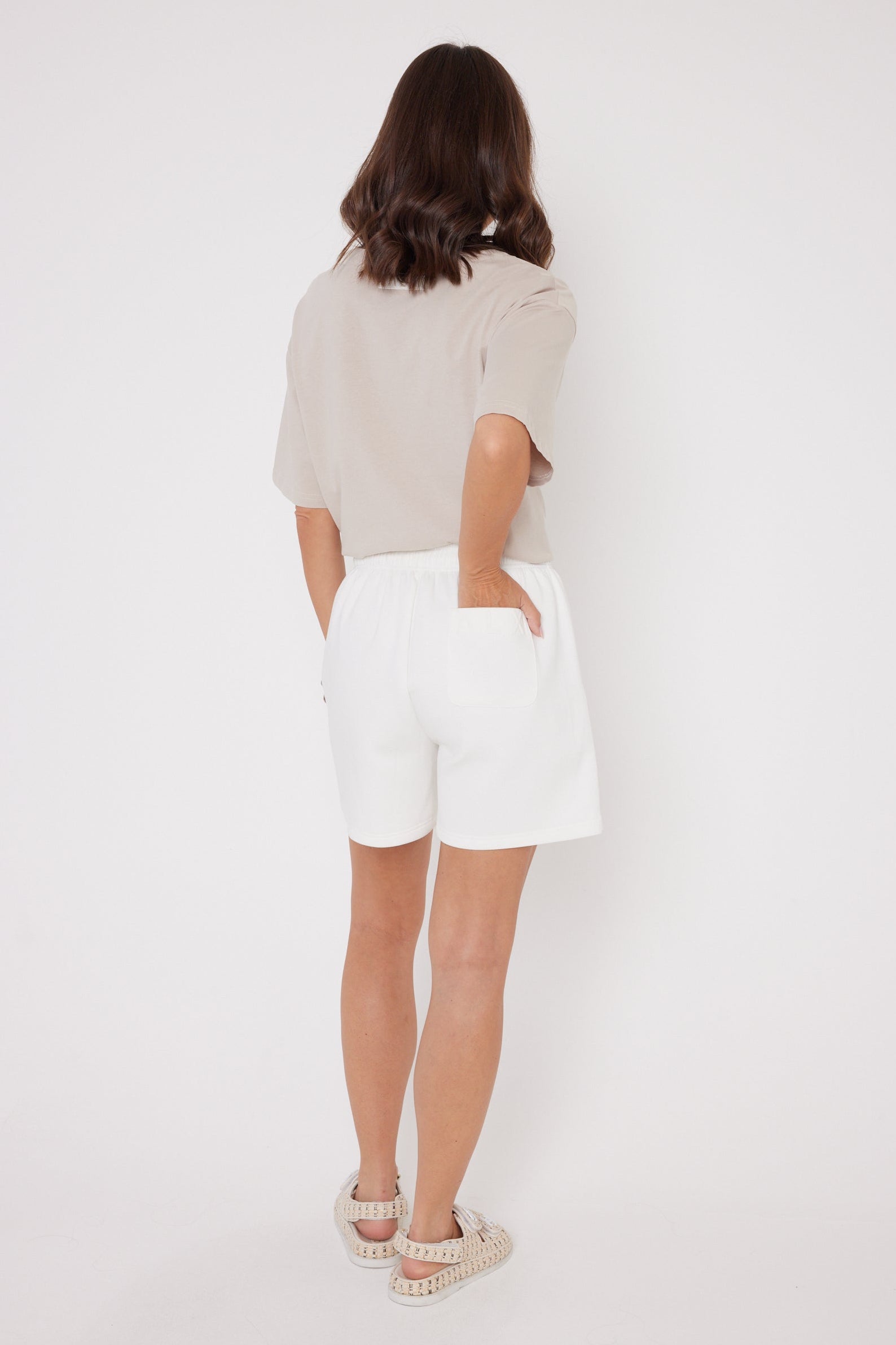 NODE Shorts White