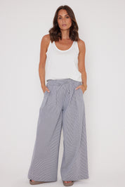 TERI Pants Navy Stripe