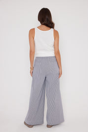 TERI Pants Navy Stripe