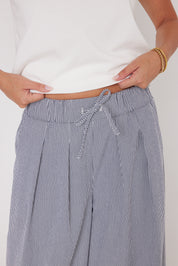 TERI Pants Navy Stripe