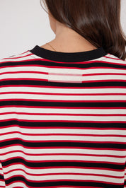 SABLE Long Sleeve Top Red Stripe
