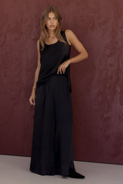 PIZZI Pants Black