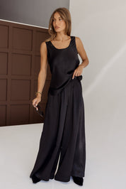 PIZZI Pants Black