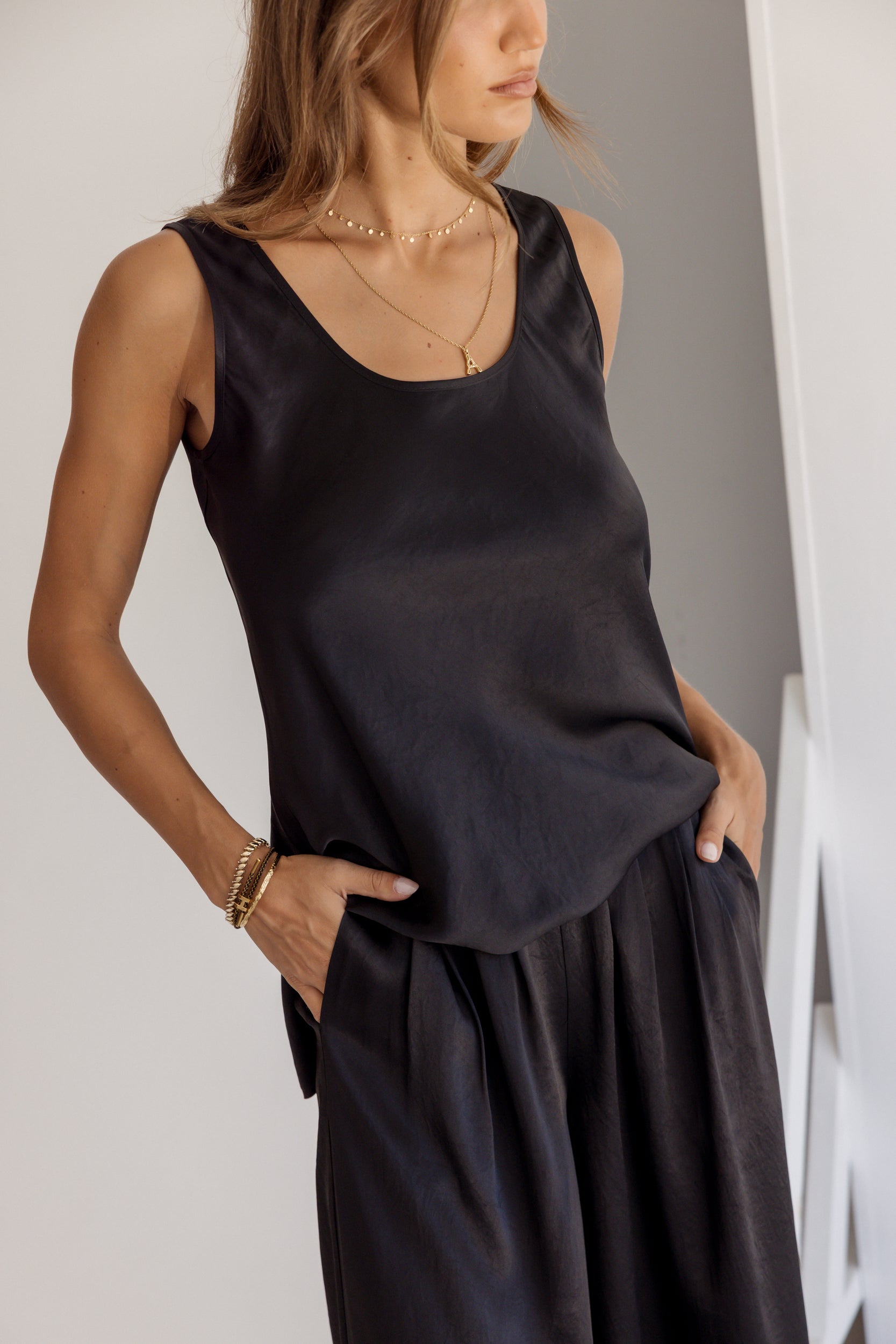 LUXUM Singlet Black