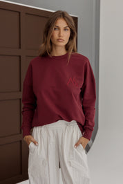 VIRE Jumper Red Wine
