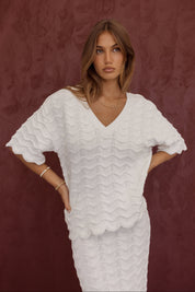 AGAPE Top White