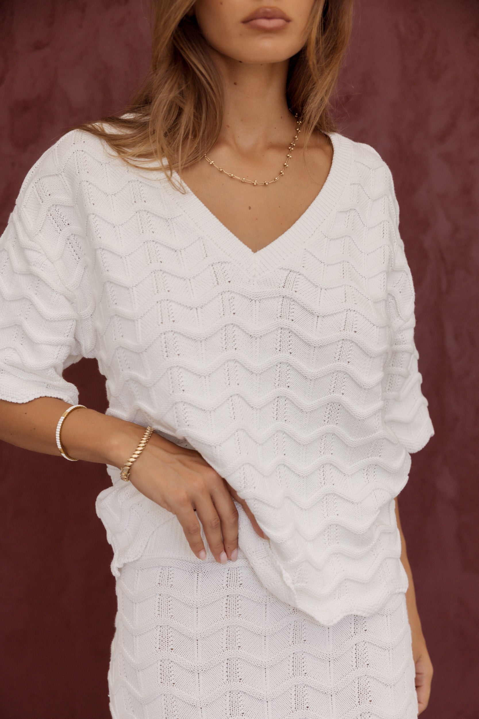 AGAPE Top White
