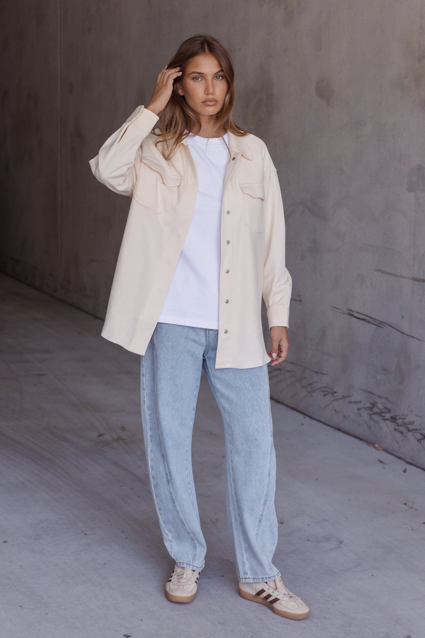 SALTY Jeans Light Blue Wash Denim