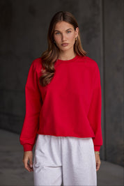 GREKA Long Sleeve Top Red