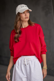 GREKA Long Sleeve Top Red