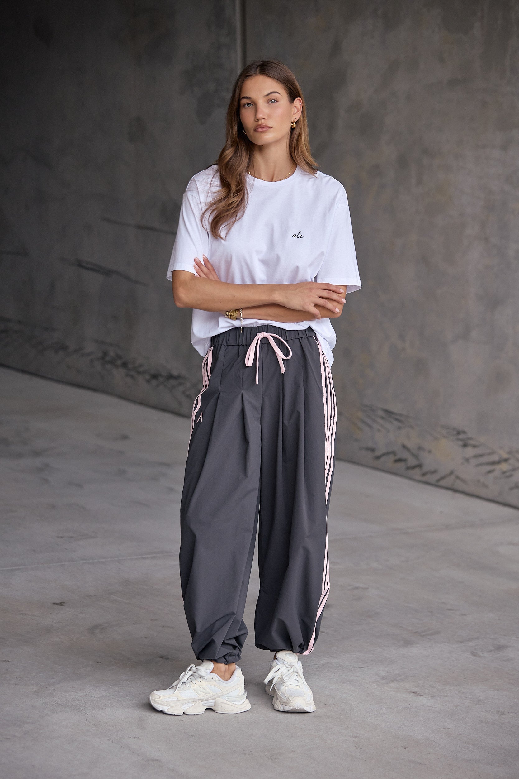 ALADIN Pants Grey/Pink