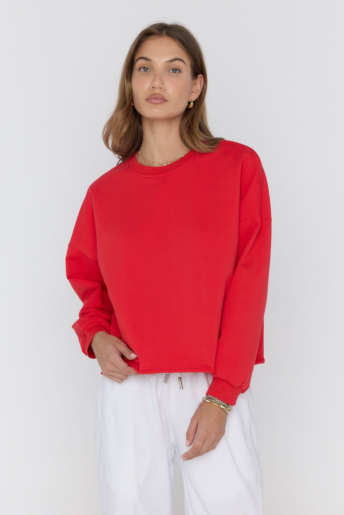 GREKA Long Sleeve Top Red