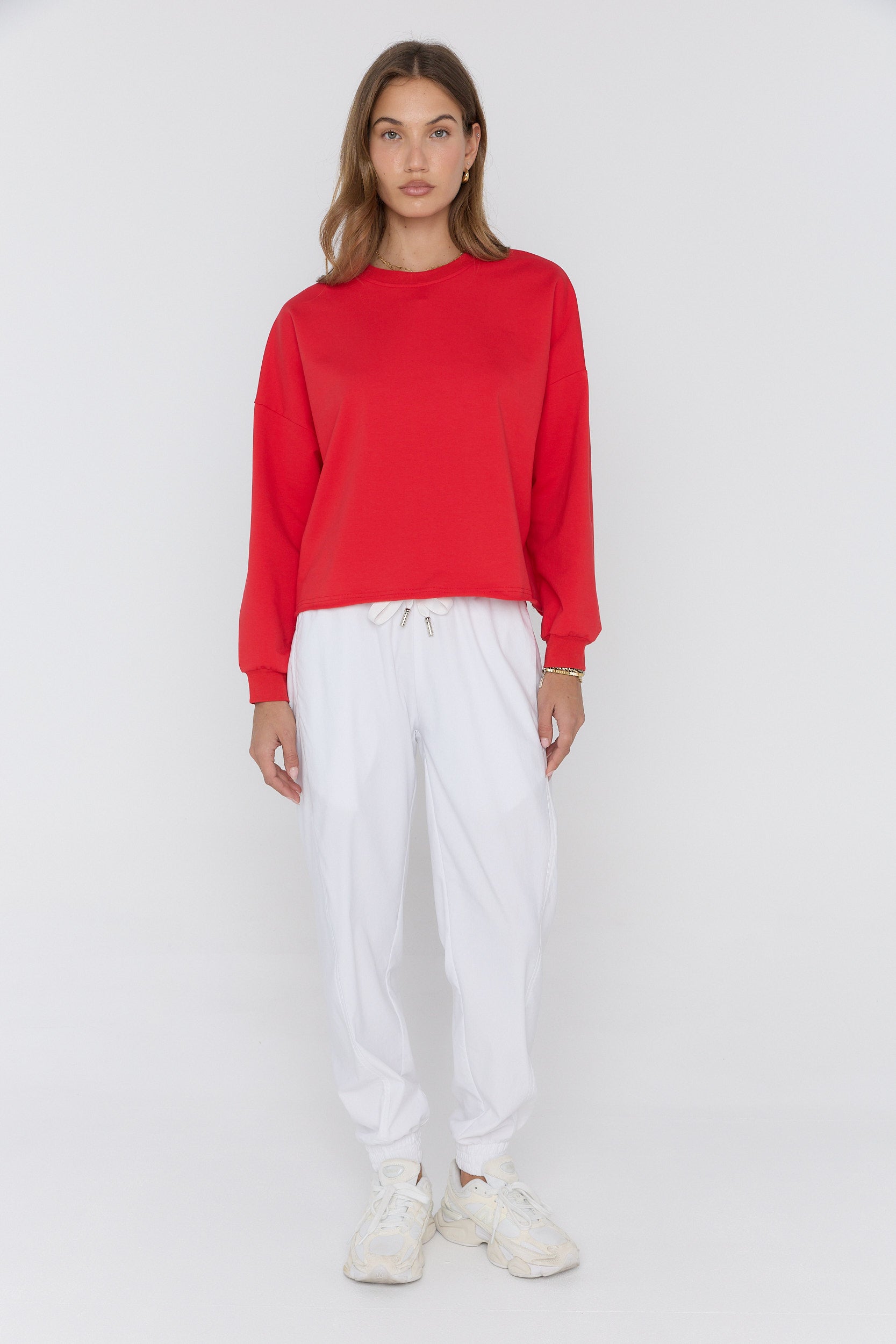 GREKA Long Sleeve Top Red