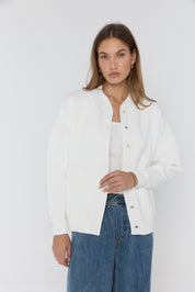ALFONSO Knit Jacket Ivory