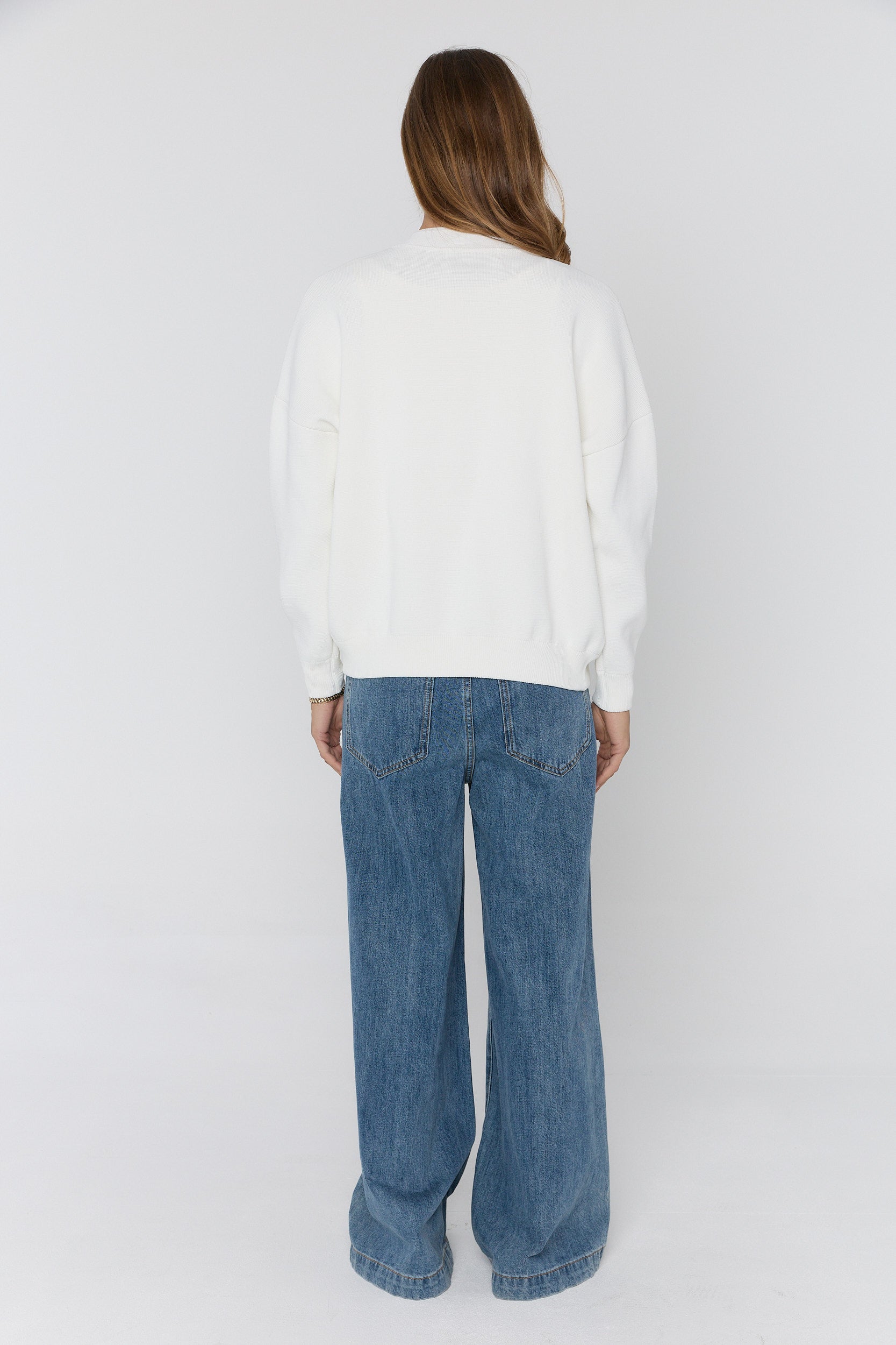 ALFONSO Knit Jacket Ivory