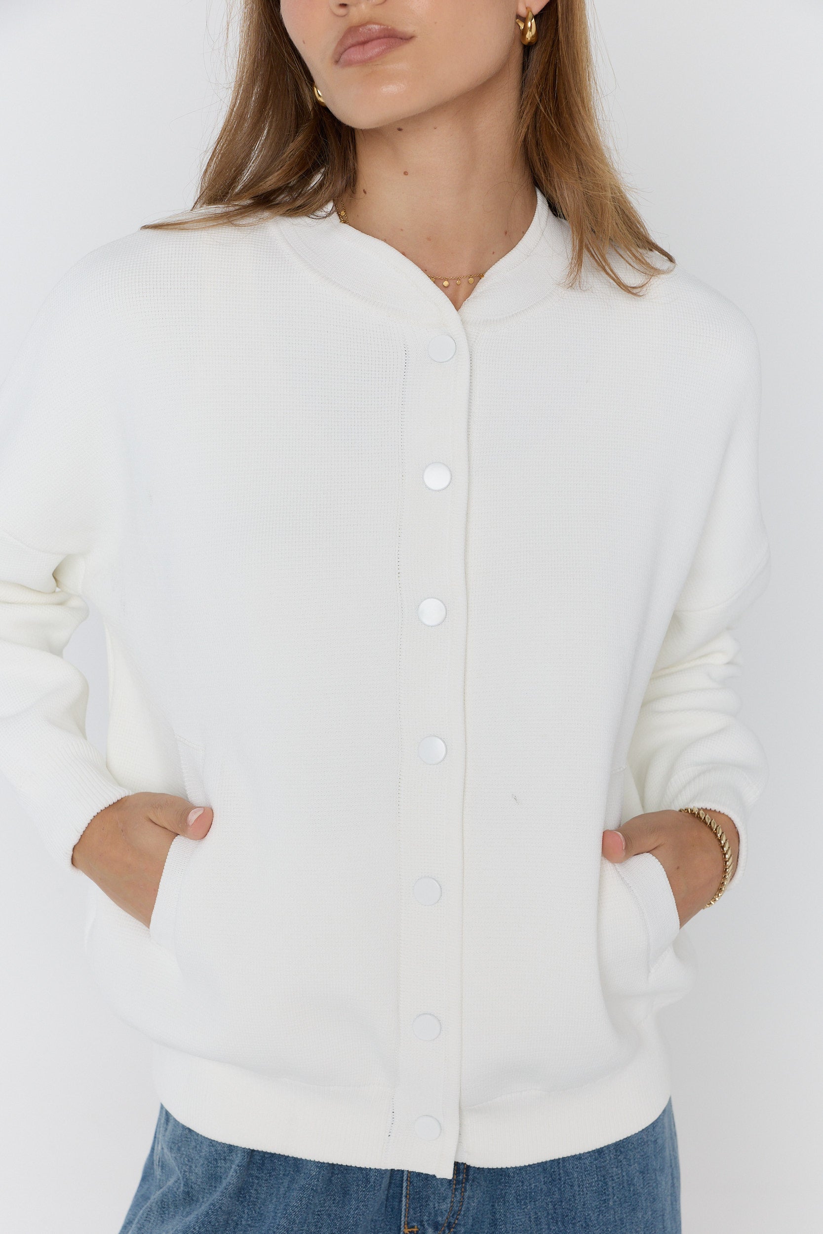 ALFONSO Knit Jacket Ivory
