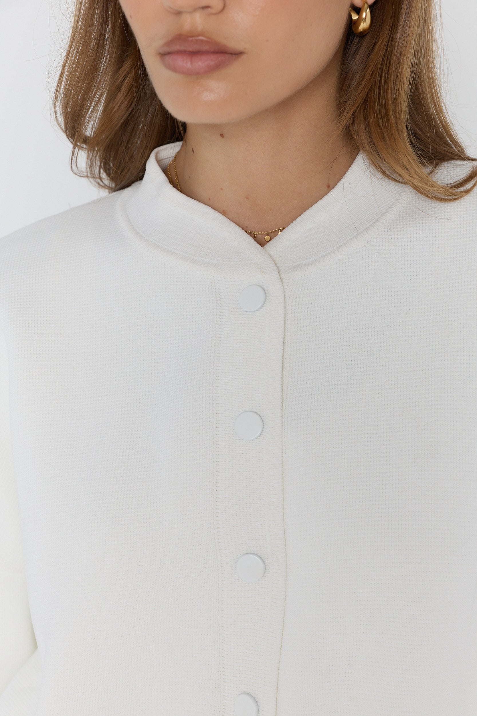 ALFONSO Knit Jacket Ivory